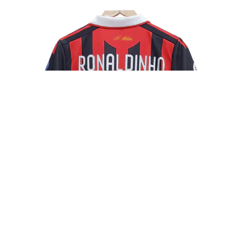 Retro Jersey AC Milan Ronaldinho Embroidery