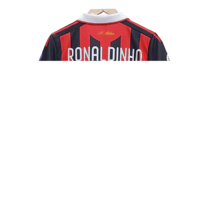 Retro Jersey AC Milan Ronaldinho Embroidery