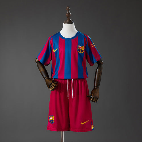 FCB 05/06 Kids Home Kit (UCL) retro
