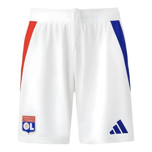 2024-2025 Olympique Lyon Home Shorts (White)